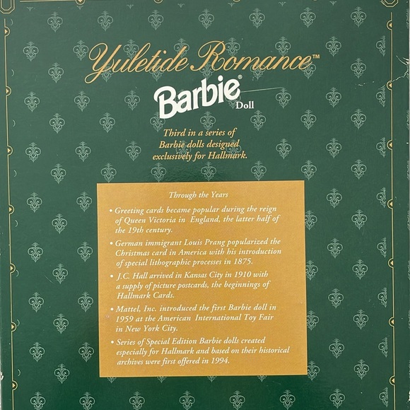 Hallmark Special Edition Vintage 1996 Yuletide Barbie - Picture 4 of 10